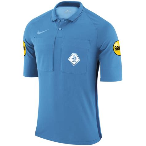 nike knvb scheidsrechtersshirt 2018 blauw|scheidsrechters shirt.